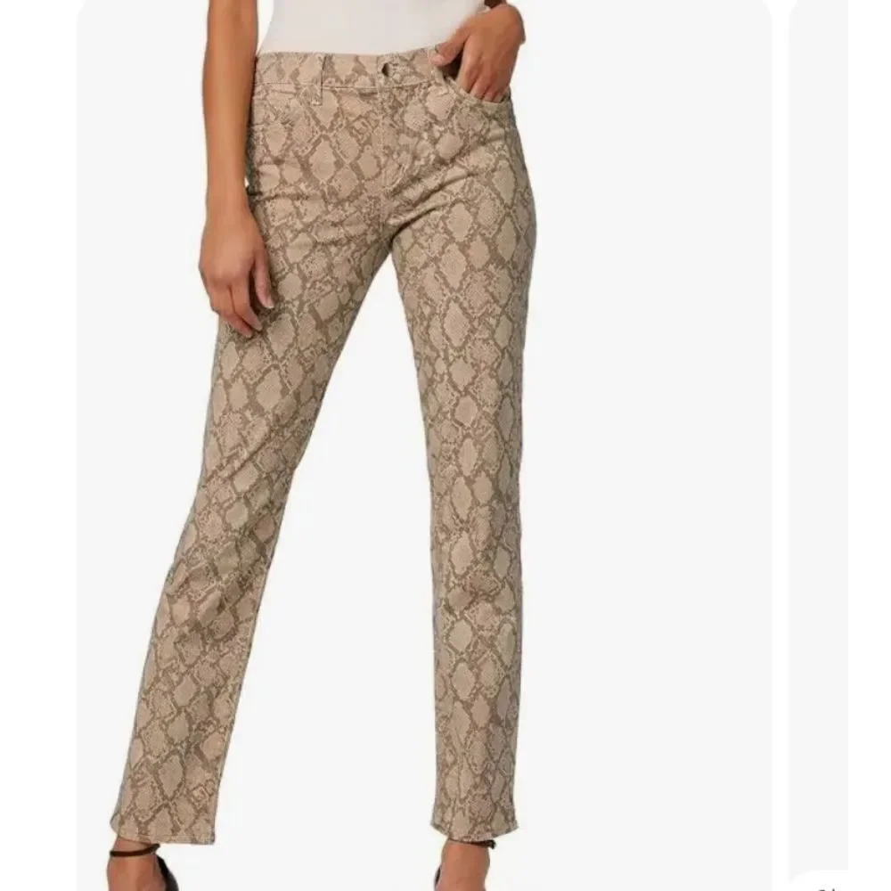 JOE'S Jeans Lara Mid-Rise Vesper Cigarette Ankle Jean, Beige/grey, Size 31, NWT